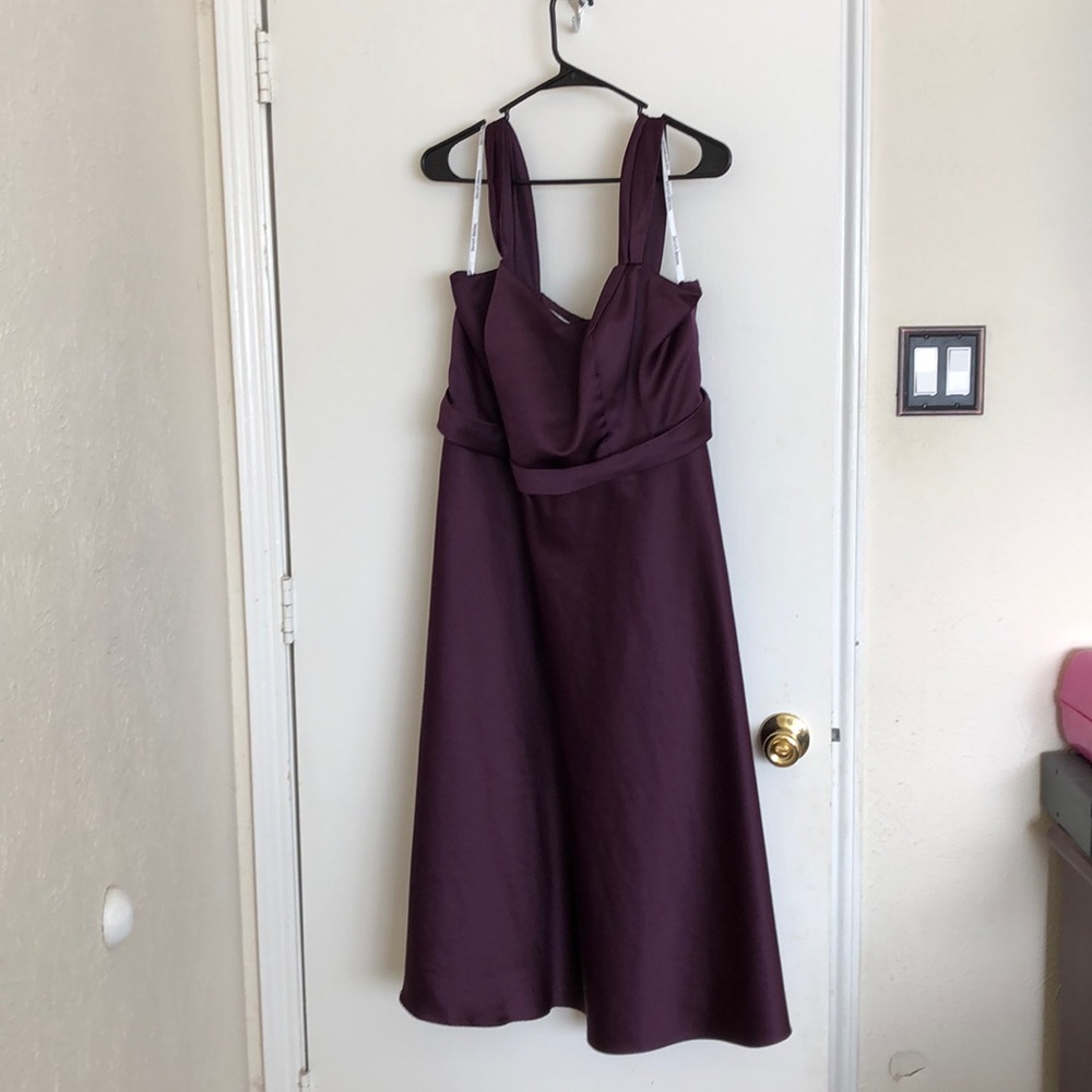 Size 20 Dark Purple Bridesmaid Dress